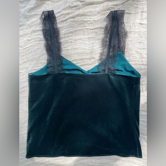 Express Velvet/Lace Cami Tank, Size S - Picture 4 of 4